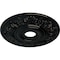 Ekena Millwork Vienna Ceiling Medallion (Fits Canopies up to 6 1/2"), 20"OD x 3 1/2"ID x 1 1/2"P, Black Pearl CM20VIBPS - alternate 4